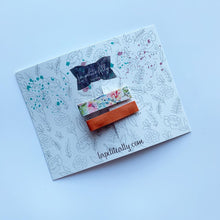 Charger l'image dans la galerie, Pincette fleuris & orange