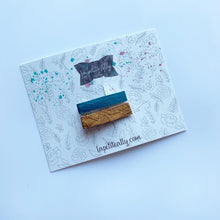 Charger l'image dans la galerie, Pincette sarcelle & ocre