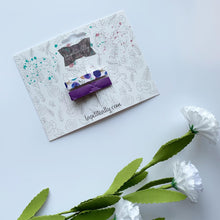 Charger l'image dans la galerie, Pincette fleuris & mauve