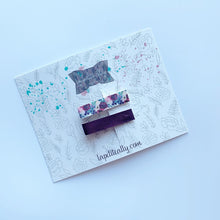 Charger l'image dans la galerie, Pincette fleuris & bourgogne