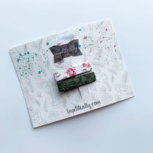 Charger l'image dans la galerie, Pincette fleuris & kaki