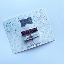 Charger l'image dans la galerie, Pincette fleuris & bourgogne dentelle