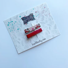 Charger l'image dans la galerie, Pincette fleuris & rouge