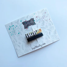 Charger l'image dans la galerie, Pincette fleuris & noir