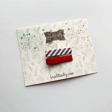 Charger l'image dans la galerie, Pincette stripe rouge et vert