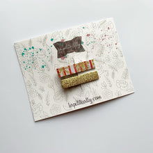 Charger l'image dans la galerie, Pincette flocons dorée