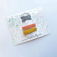 Charger l'image dans la galerie, Pincette moutarde & corail