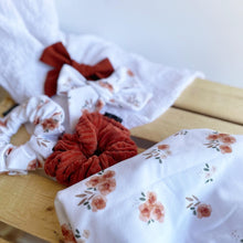 Charger l'image dans la galerie, Chouchou corduroy orange brûlé